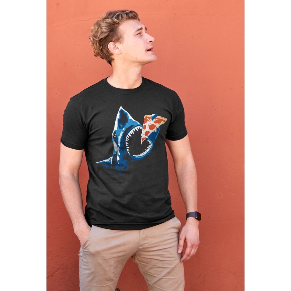 Pizza Shark s/s tee, M